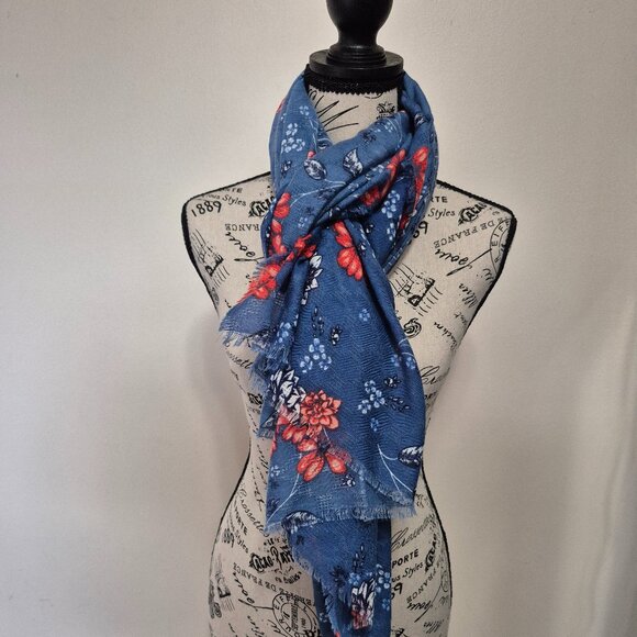 3/$25 Floral Wrap / Scarf - Picture 6 of 10